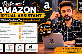 be your amazon virtual assistant for a to z amazon services