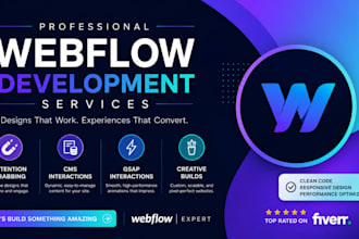 do webflow website design, gsap cms 3d animated website webflow scroll animation