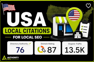 build manual USA local citations for local SEO