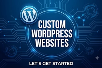 build a wordpress website