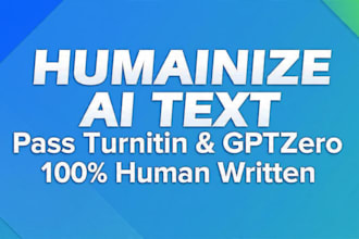 humanize your ai content to sound natural and pass ai detectors