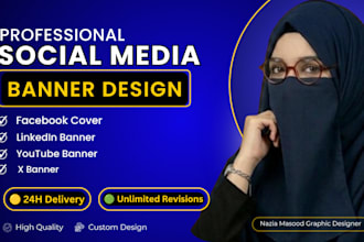 design professional linkedin banner and facebook cover