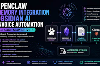 openclaw memory integration obsidian ai invoice automation claude mcp server