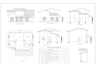 do professional autocad 2d drafting from PDF, sketch or image