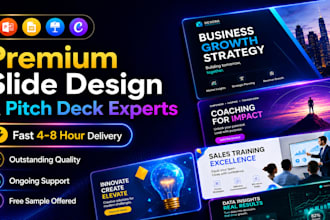 design webinar presentation slides, webinar presentation design power point deck