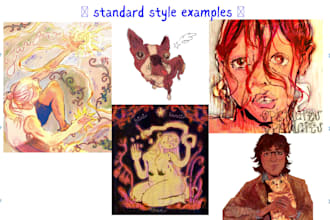 make highquality colorful and expressive illustrations