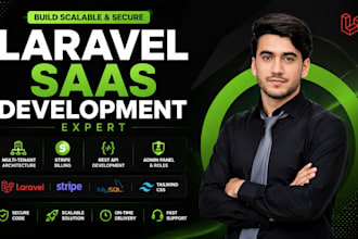 develop a custom laravel web application or saas platform