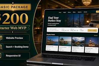 build a hotel booking website and mobile app