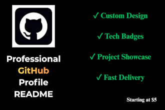 design github profile readme