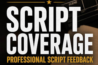 professionally review your screenplay or short film script