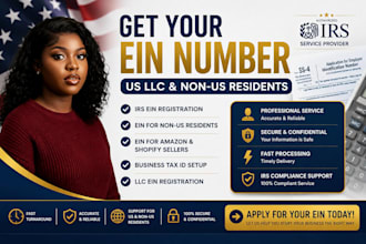get your ein number tax id for US llc and non US llc resident