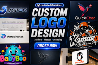 design a custom business logo with full copyright ownership