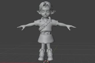 fix maya 3d character rig bone hierarchy skin weight fbx animation in blender