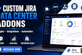 develop custom jira data center plugins, addons and integrations