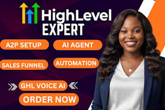 gohighlevel website landing page CRM automation workflow go high level expert