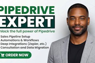pipedrive crm automation pipedrive sales pipeline setup pipedrive expert