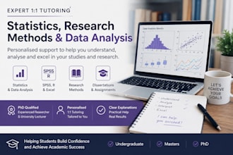 tutor you in research methods and statistics