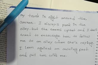 write anything with my beautiful handwriting