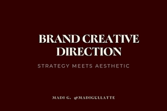 create a brand creative direction deck for your business or campaign