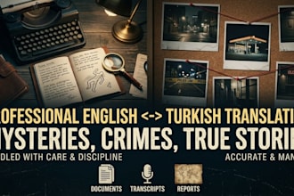 professionally translate engkish to turkish or turkish to english