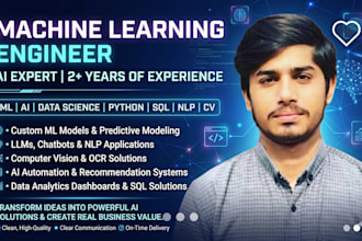 build custom ai, machine learning and python solutions