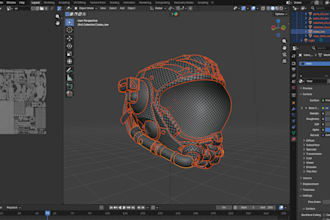 uv unwrap props and meshes and optimize uv space in blender
