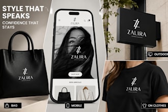 design luxury clothing brand logo