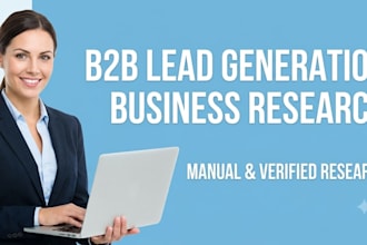 b2b lead generation, data entry
