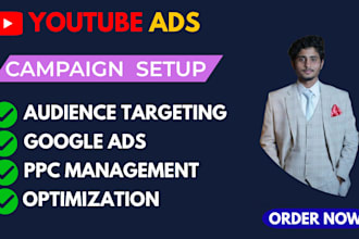 create and optimize youtube ads campaign using google ads