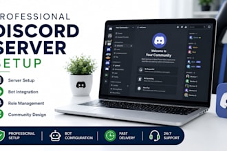 create and set up a professional discord server for your gaming community