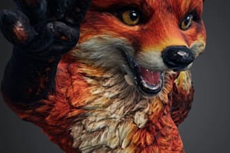 create professional 3d characters mascots and game assets