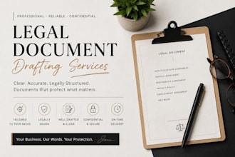 provide professional legal document drafting services