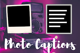 write descriptive captions for your photos and posts