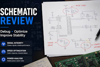review, debug, optimize your present hardware schematic for speed and stability