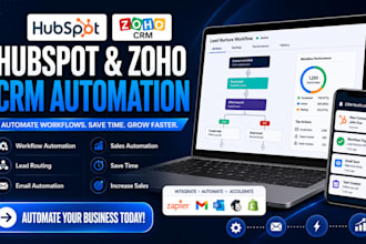 automate your hubspot or zoho CRM workflows for business growth