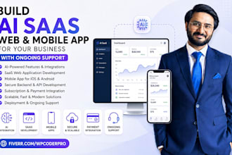 build ai website, ai saas website, ai web app, ai mobile app