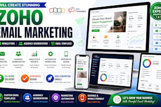 create stunning zoho email newsletter audience segmentation zoho email template