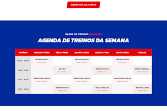 make a website for your gracie barra unit with ai agent