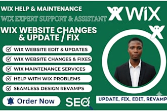 wix website edit wix website changes wix website update wix help wix maintenance