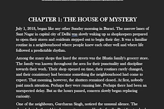 write true crime scripts for you