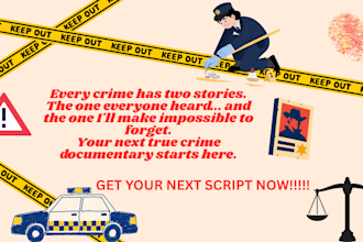write true crime scripts for you