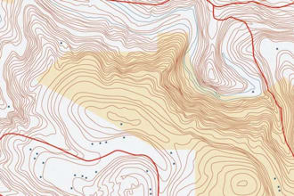 custom 3d topographic contour map using arcgis, dem mapping and elevation data