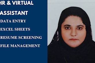 your virtual assistant for HR recruitment and data entry