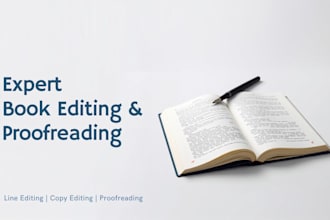 meticulously proofread and edit your manuscript for publication