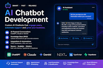 build an ai chatbot with chatgpt, claude or gemini