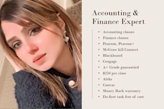 provide accounting and finance tutoring