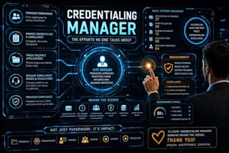 provide complete credentialing,contracting,rcm services
