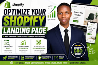 optimize your shopify landing page for higher conversion and sales
