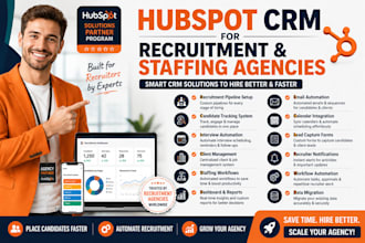 configure hubspot CRM for recruitment and staffing agencies