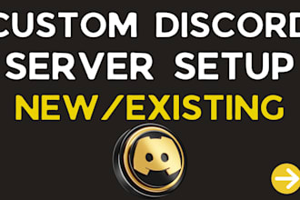 do a custom discord server setup with bots and automation